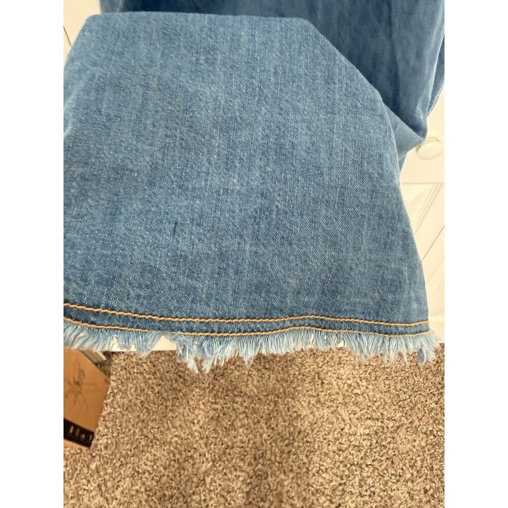 Anthropologie Pilcro Denim Halter Swing Midi Dress - Size L" - Picture 11 of 14